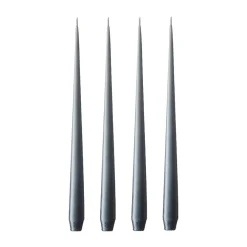 Ester & erik kaars 4-pack mat, dark slate, 32 cm< Kaarsen