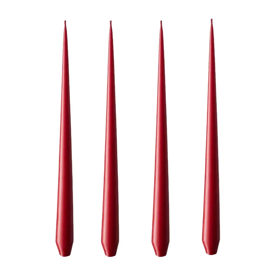 Ester & erik kaars 4-pack mat, winter berry, 32 cm< Kaarsen