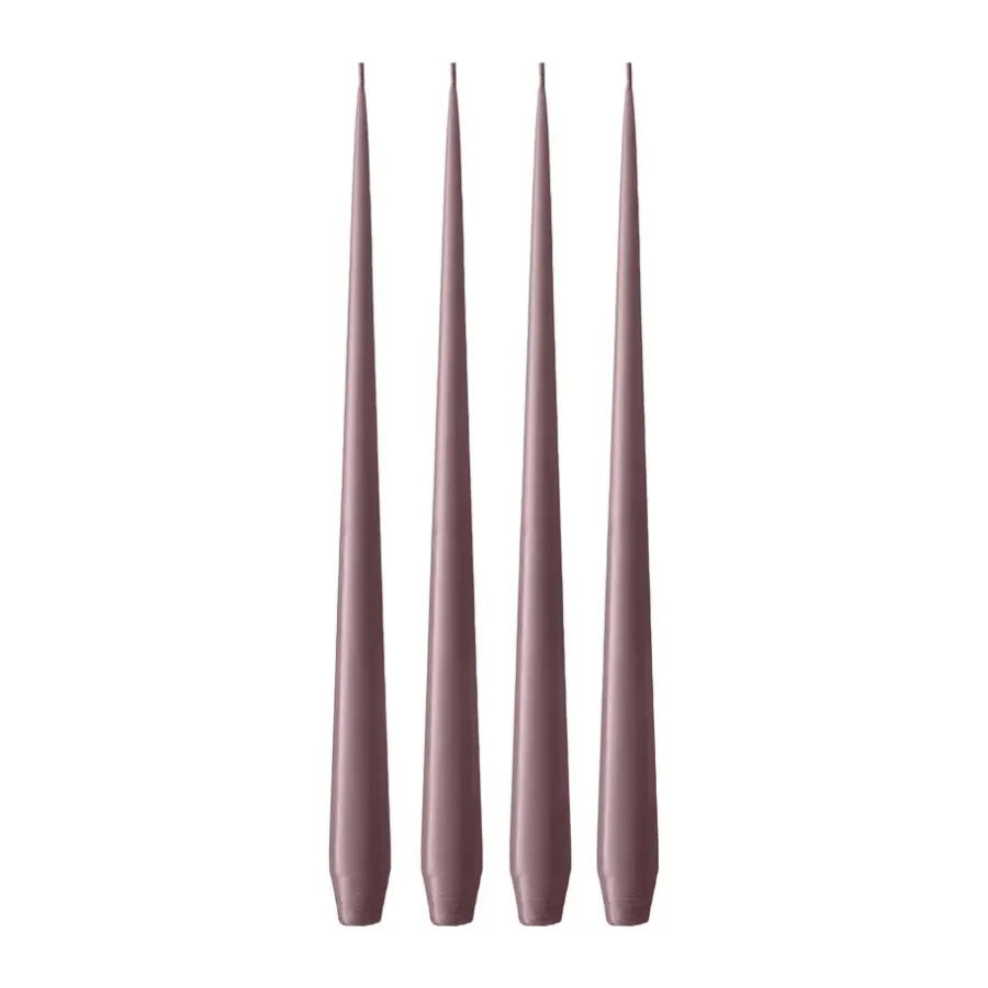 Ester & erik kaars 4-pack mat, Winter rose 84, 32 cm< Kaarsen