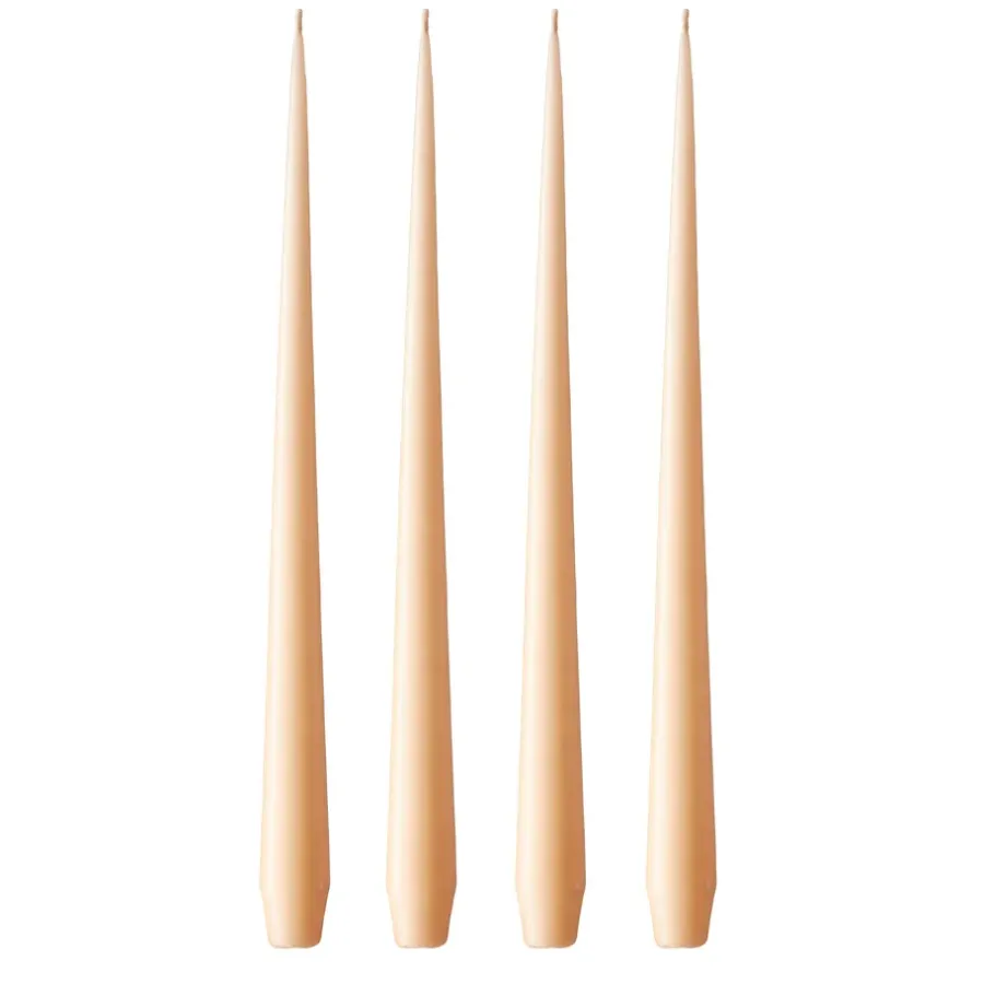 Ester & erik kaars 4-pack mat, Melon sorbet 19, 42 cm< Kaarsen