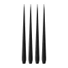 Ester & erik kaars 4-pack mat, Velvet matt black 95, 32 cm< Kaarsen