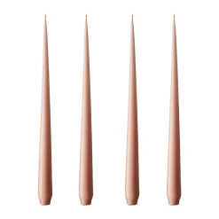Ester & erik kaars 4-pack mat, rosy caramel, 32 cm< Kaarsen