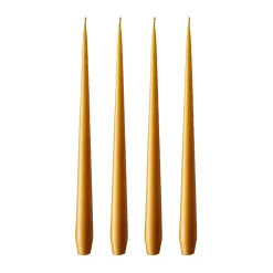 Ester & erik kaars 4-pack mat, mörk saffran, 32 cm< Kaarsen