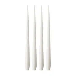 Ester & erik kaars 4-pack mat, White ash 21, 42 cm< Kaarsen