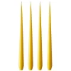 Ester & erik kaars 4-pack mat, dark Lemon drop 15/2, 42 cm< Kaarsen