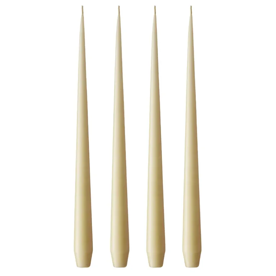 Ester & erik kaars 4-pack mat, Pale ginger 14, 42 cm< Kaarsen