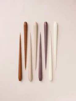 Ester & erik kaars 4-pack mat, Winter rose 84, 42 cm< Kaarsen