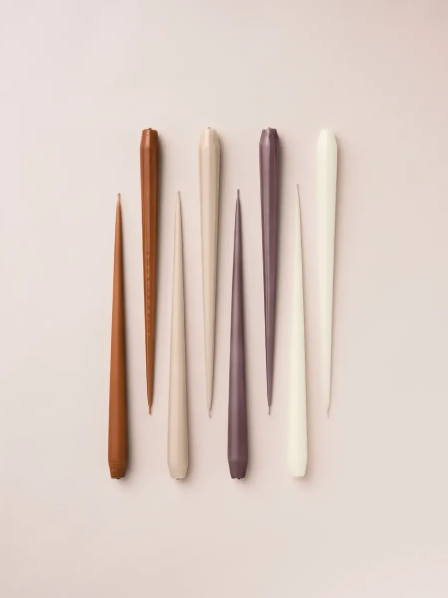 Ester & erik kaars 4-pack mat, Winter rose 84, 42 cm< Kaarsen
