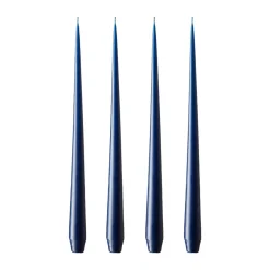 Ester & erik kaars 4-pack mat, royal navy, 32 cm< Kaarsen