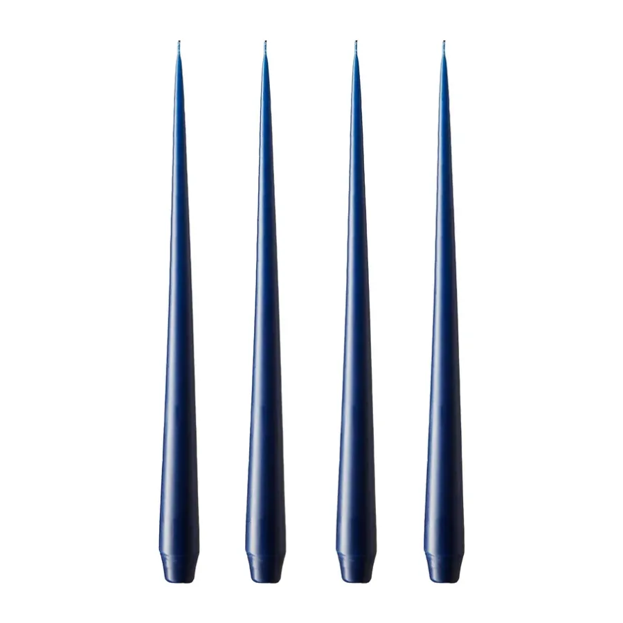 Ester & erik kaars 4-pack mat, royal navy, 32 cm< Kaarsen