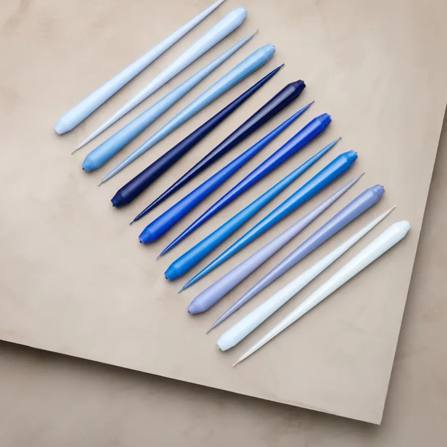 Ester & erik kaars 4-pack mat, royal navy, 32 cm< Kaarsen