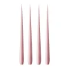 Ester & erik kaars 4-pack mat, old rose, 42 cm< Kaarsen
