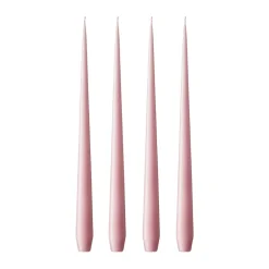 Ester & erik kaars 4-pack mat, old rose, 42 cm< Kaarsen
