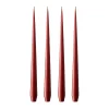 Ester & erik kaars 4-pack mat, aged rust, 32 cm< Kaarsen