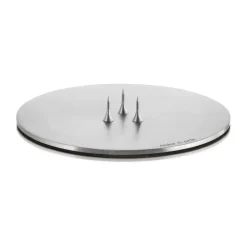 Ester & erik kaarsenhouder Ø9 cm mat, Zilver< Kaarsenhouders & Kaarsenborden