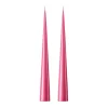 Ester & erik kegelkaars 37 cm 2-pack gelakt, Clear pink 41< Kaarsen