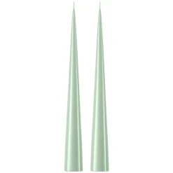 Ester & erik kegelkaars 37 cm 2-pack gelakt, Water mint 03-0< Kaarsen