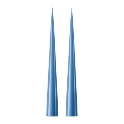 Ester & erik kegelkaars 37 cm 2-pack gelakt, Moon blue 37< Kaarsen