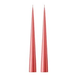 Ester & erik kegelkaars 37 cm 2-pack gelakt, Coral reef 26< Kaarsen