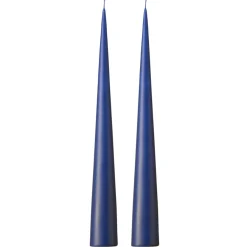 Ester & erik kegelkaars 37 cm 2-pack mat, Royal navy 28< Kaarsen