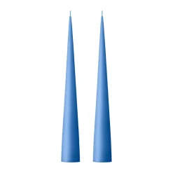 Ester & erik kegelkaars 37 cm 2-pack mat, Moon blue 37< Kaarsen
