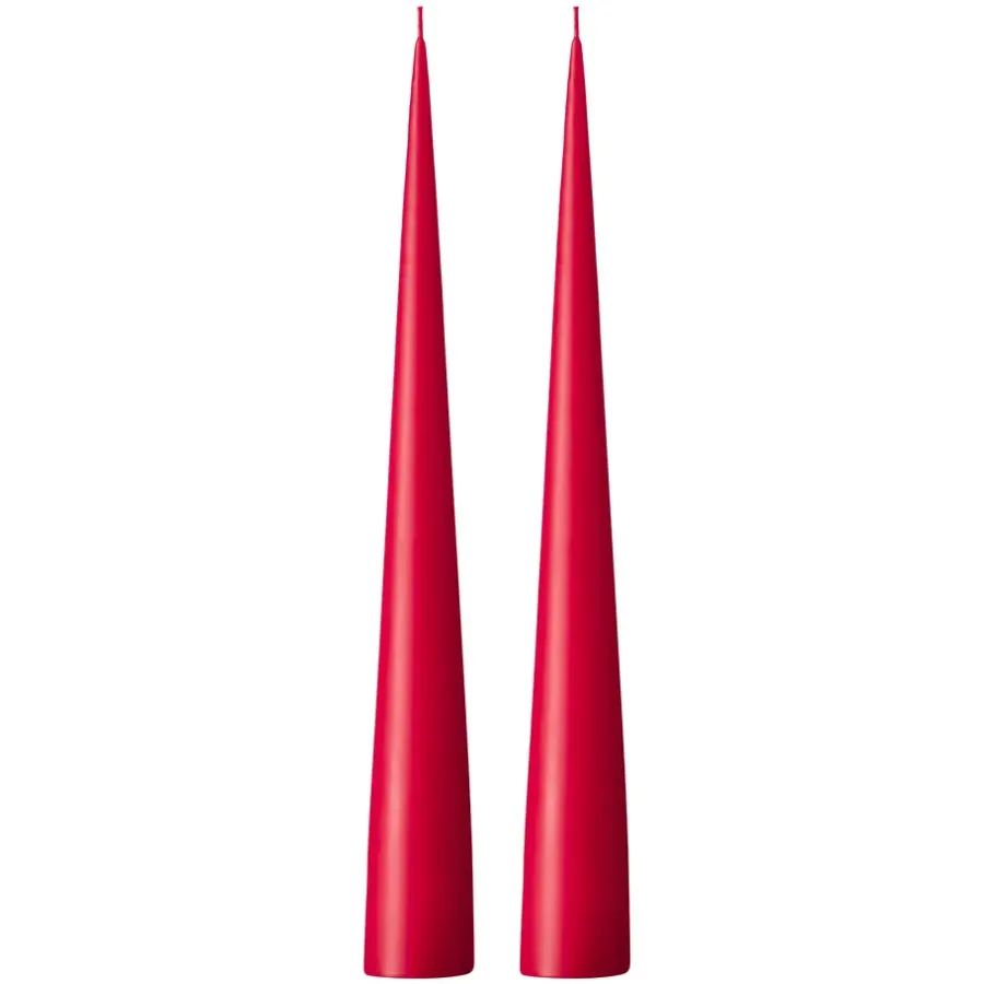 Ester & erik kegelkaars 37 cm 2-pack mat, Winter berry 36< Kaarsen