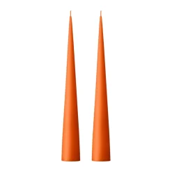 Ester & erik kegelkaars 37 cm 2-pack mat, Mild orange 16< Kaarsen
