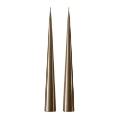 Ester & erik kegelkaars 37 cm 2-pack gelakt, Caviar 77< Kaarsen