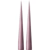 Ester & erik kegelkaars 37 cm 2-pack mat, Muted mauve 42< Kaarsen