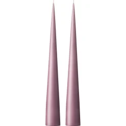 Ester & erik kegelkaars 37 cm 2-pack mat, Muted mauve 42< Kaarsen