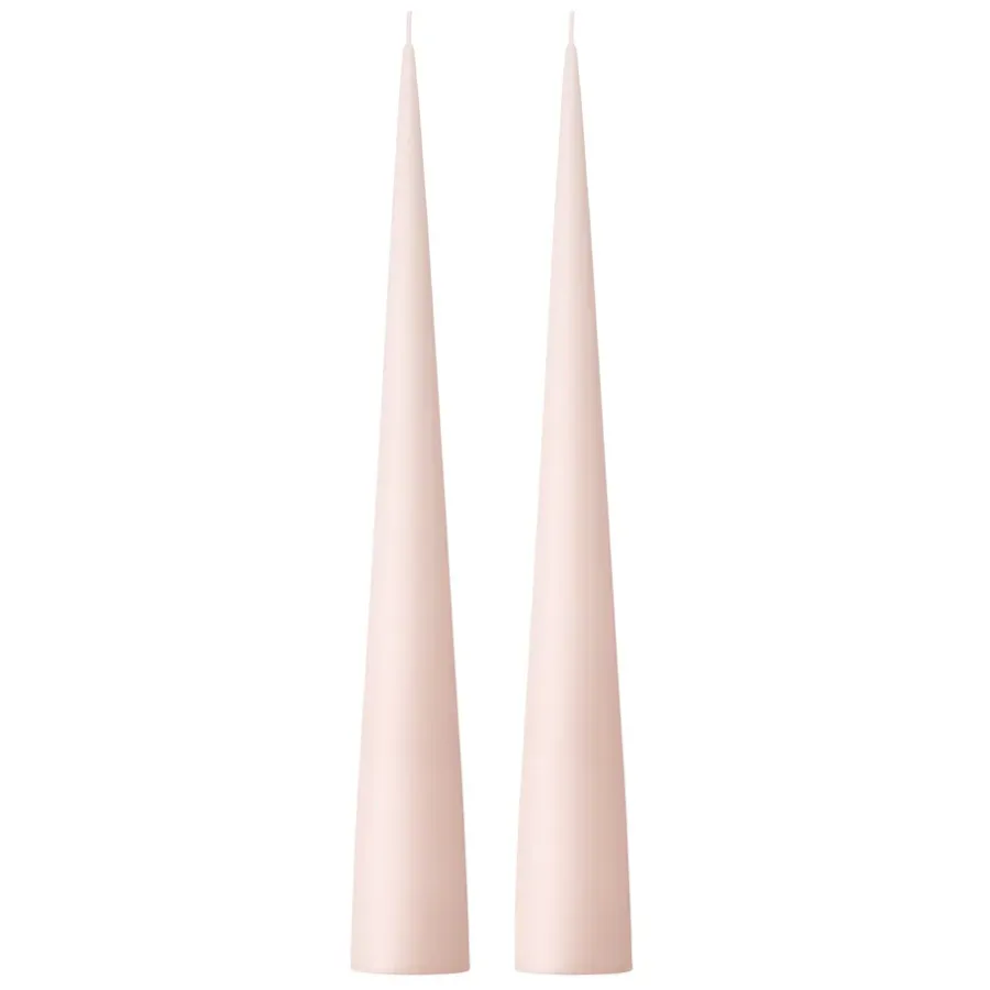 Ester & erik kegelkaars 37 cm 2-pack mat, Rosewater 51< Kaarsen