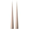 Ester & erik kegelkaars 37 cm 2-pack gelakt, Linen grey 22-0< Kaarsen