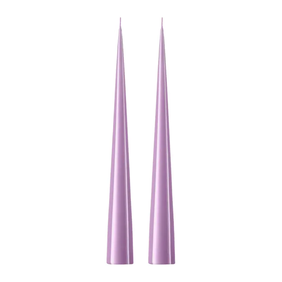 Ester & erik kegelkaars 37 cm 2-pack gelakt, Crocus delight 07< Kaarsen