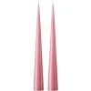 Ester & erik kegelkaars 37 cm 2-pack gelakt, Old rose 39-0< Kaarsen