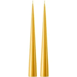 Ester & erik kegelkaars 37 cm 2-pack gelakt, Beige 14-0< Kaarsen