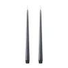 Ester & erik taper kaars LED 2-pack, 74 Dark Slate , 30 cm< Led-Kaarsen
