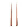 Ester & erik taper kaars LED 2-pack, 20 Rosy caramel , 30 cm< Led-Kaarsen