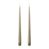 Ester & erik taper kaars LED 2-pack, 18 Nougat note , 30 cm< Led-Kaarsen