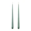 Ester & erik taper kaars LED 2-pack, 67 Jade stone , 30 cm< Led-Kaarsen