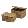 Dixie Esther opbergmand 2-pack, Natuur< Opbergmanden
