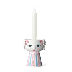 Bjørn Wiinblad Eva kandelaar 9,5 cm, Roze< Kaarsenhouders & Kaarsenborden