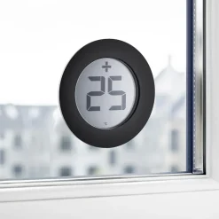 Eva Solo digital thermometer, zilver-zwart< Buitenthermometers