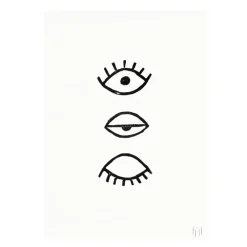 Fine Little Day Eye Eye poster, 50 x 70 cm< Posters