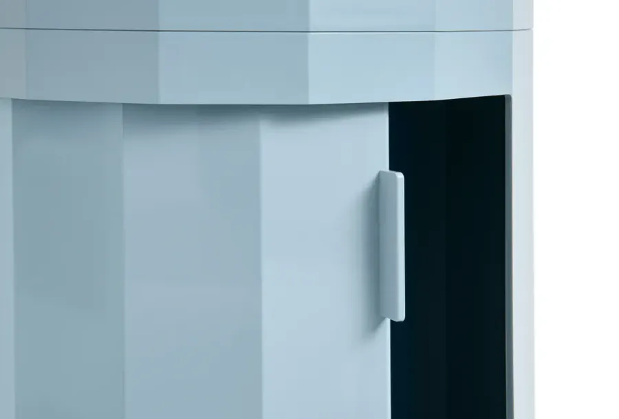 HAY Facet Cabinet 110 bijzettafel, Mistblauw< Kasten & Vitrines