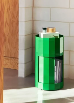 HAY Facet Cabinet 101 bijzettafel, Spinach green< Ladekasten & Ladeblokken