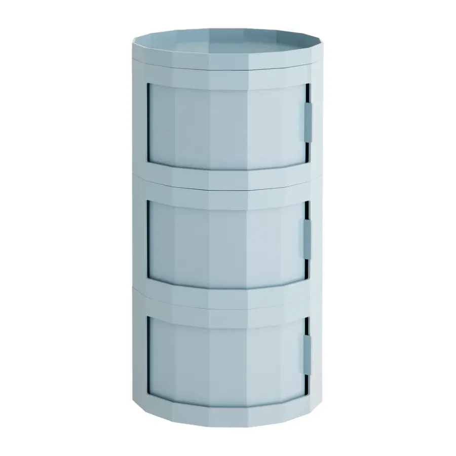 HAY Facet Cabinet 30 bijzettafel, Mistblauw< Kasten & Vitrines