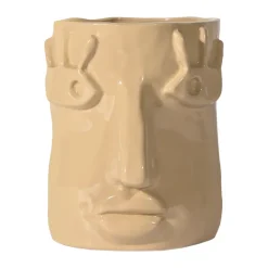 Byon Facy pot S 15,5x12x15 cm, Beige< Bloempotten
