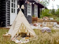 Bloomingville Fardin Tipitent 110x110x140 cm, Natuur< Kinderkamer Interieuraccessoires|Kinderkamer Interieuraccessoires