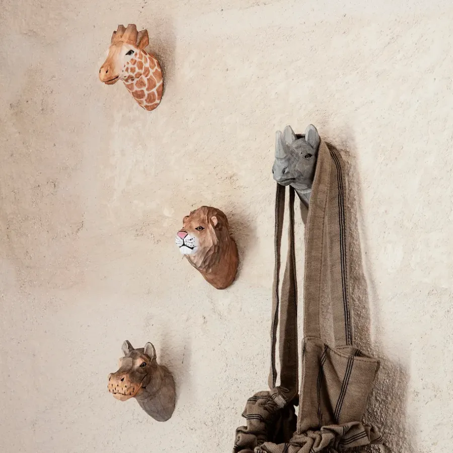 Ferm Living Animal haak, Giraffe< Haken & Hangers|Opbergoplossingen Voor De Kinderkamer