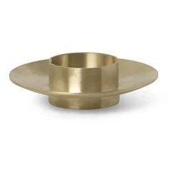 Ferm Living kaarsenhouder, brass< Kaarsenhouders & Kaarsenborden